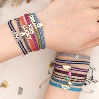 Fashion Bohemia Retro Ethnic Style Ribbon Diamond Bracelet For Women main image 2