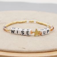 Korea Fashion Crystal Letter Niche Star Jewelry Bracelet For Women Nihaojewelry main image 5