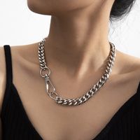 Fashion Hot Sale Creative Minimalist Style Aluminum Chain Single-layer Necklace Wholesale Nihaojewelry main image 6