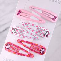 Candy Color Cute Children Animal Pattern Water Drop Hairpin Side Clip Hairpin Wholesale Nihaojewelry main image 1