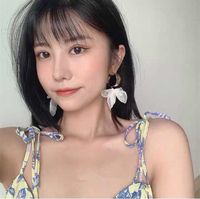 Korea's New Beautiful Concave Shape Irregular Metal Lace Bow Earrings Wholesale Nihaojewelry main image 1
