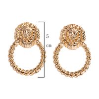 Lion  Retro Fashion Trend Earrings Wholesale Nihaojewelry main image 5