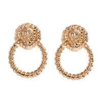 Lion  Retro Fashion Trend Earrings Wholesale Nihaojewelry main image 6