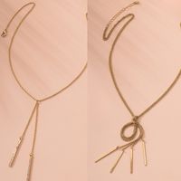 Tassel Trendy Simple Alloy Niche Necklace For Women Wholesale Hot Sale main image 1