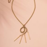 Tassel Trendy Simple Alloy Niche Necklace For Women Wholesale Hot Sale main image 4