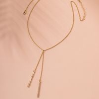 Tassel Trendy Simple Alloy Niche Necklace For Women Wholesale Hot Sale main image 5