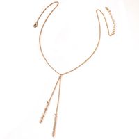 Tassel Trendy Simple Alloy Niche Necklace For Women Wholesale Hot Sale main image 6