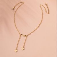 S925 Silver Simple Glossy Love Trend Geometric Shape Clavicle Chain Women's Necklace Pendant Wholesale main image 4