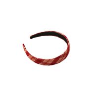The New Style Of College Style Headband Simple And Cute Plaid Fabric Press Hair Headwear Wholesale Nihaojewelry main image 6