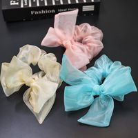 Korean New Bow Elastic Lace Hair Scrunchies Cute Knotted Head Rope Wholesale Nihaojewelry main image 5
