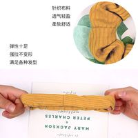 Large Intestine Hair Tie Fall Winter Simple Pure Color Knitted Hair Scrunchies  Wholesale Nihaojewelry main image 5