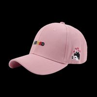 Embroidered Hard Top Korean Version Of The Wild Trend Cap Summer Fashion Men's Outdoor Sun Hat main image 3