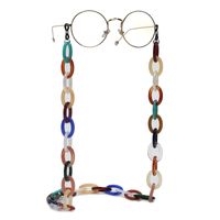 الراتنج الاكريليك البلاستيك متعدد الألوان بسيطة الأزياء نظارات سلسلة عدم الانزلاق نظارات حبل الجملة Nihaojewelry main image 3