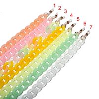 Acrylic Glasses Chain Frosted Jelly Color Multi-color Creative Glasses Rope Wholesale Nihaojewelry main image 1
