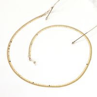 Non-slip Metal Glasses Rope Gold Copper Chain Disc Manual Chain Glasses Chain Wholesale Nihaojewelry main image 4