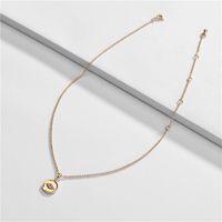 Alloy Pendants Oil Drop Stars Moon  Short Necklace Wholesale Nihaojewelry sku image 2