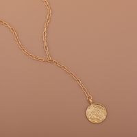 Alloy Pendants Oil Drop Stars Moon  Short Necklace Wholesale Nihaojewelry sku image 4