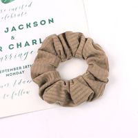 Large Intestine Hair Tie Fall Winter Simple Pure Color Knitted Hair Scrunchies  Wholesale Nihaojewelry sku image 7