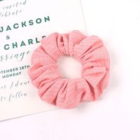 Large Intestine Hair Tie Fall Winter Simple Pure Color Knitted Hair Scrunchies  Wholesale Nihaojewelry sku image 8