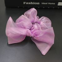 Korean New Bow Elastic Lace Hair Scrunchies Cute Knotted Head Rope Wholesale Nihaojewelry sku image 4