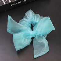 Korean New Bow Elastic Lace Hair Scrunchies Cute Knotted Head Rope Wholesale Nihaojewelry sku image 5