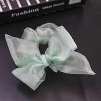 Korean New Bow Elastic Lace Hair Scrunchies Cute Knotted Head Rope Wholesale Nihaojewelry sku image 7