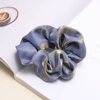 Fashion And Colorful Bright Silk Art Large Intestine Ring Bundle Hair Scrunchies Wholesale Nihaojewelry sku image 7