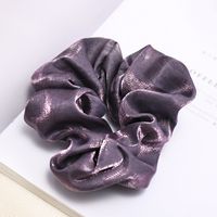 Fashion And Colorful Bright Silk Art Large Intestine Ring Bundle Hair Scrunchies Wholesale Nihaojewelry sku image 11