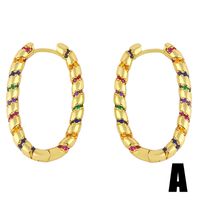 Bijoux De Mode Diamant Pentagramme Boucles D&#39;oreilles Hip Hop Boucles D&#39;oreilles En Gros Nihaojewelry main image 5
