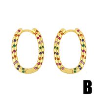 Bijoux De Mode Diamant Pentagramme Boucles D&#39;oreilles Hip Hop Boucles D&#39;oreilles En Gros Nihaojewelry main image 6
