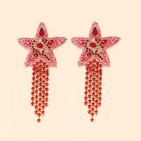 Hot Sale Fashion New Starfish Star Tassel Earrings Jewelry Wholesale Nihaojewelry main image 1