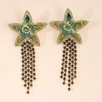 Hot Sale Fashion New Starfish Star Tassel Earrings Jewelry Wholesale Nihaojewelry main image 5