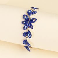 Fashion Jewelry Creative Alloy Diamond Leaf Bracelet Wholesale Nihaojewelry main image 6