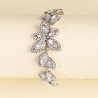 Bijoux De Mode Créatif Alliage Diamant Feuille Bracelet En Gros Nihaojewelry main image 3