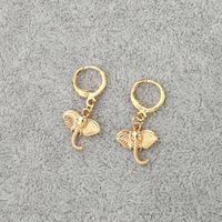 Hot Sale Earrings Trend Punk Cute Elephant Earrings Animal Ear Ring Wholesale Nihaojewelry main image 3