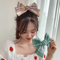 Fabric Big Bow Hairpin Korean Headdress Girl Super Fairy Back Hairpin Wholesale Nihaojewelry main image 4