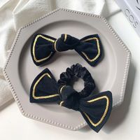 New Black Phnom Penh Bow Hairpin Adult Hair Tie Ponytail Clip Hairpin Wholesale Nihaojewelry main image 3