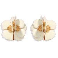 Goutte À Goutte En Trois Dimensions Fleur Boucles D&#39;oreilles Créative Mode Papillon Orchidée Boucles D&#39;oreilles Bijoux En Gros Nihaojewelry sku image 1