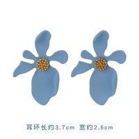 925 Argent Aiguille Nouveau Populaire Brume Bleu Simple Boucles D&#39;oreilles En Gros Nihaojewelry sku image 15