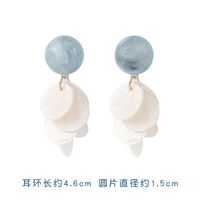 925 Argent Aiguille Nouveau Populaire Brume Bleu Simple Boucles D&#39;oreilles En Gros Nihaojewelry sku image 20