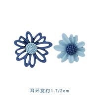 925 Argent Aiguille Nouveau Populaire Brume Bleu Simple Boucles D&#39;oreilles En Gros Nihaojewelry sku image 21
