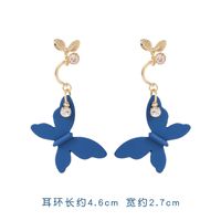 925 Argent Aiguille Nouveau Populaire Brume Bleu Simple Boucles D&#39;oreilles En Gros Nihaojewelry sku image 27