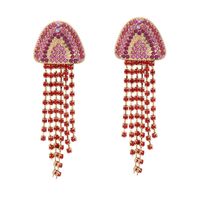 Hot Sale New Creative Jellyfish Tassel Earrings Jewelry Wholesale Nihaojewelry sku image 3