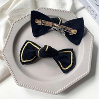 New Black Phnom Penh Bow Hairpin Adult Hair Tie Ponytail Clip Hairpin Wholesale Nihaojewelry sku image 1