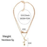 Simple Style Necklace Fashion Alloy Rose Pendant Clavicle Chain Necklace  Wholesale Nihaojewelry main image 6