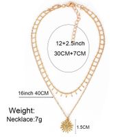 Wild Simple Sun Flower Pendant Jewelry Fashion Necklace  Wholesale Nihaojewelry main image 6