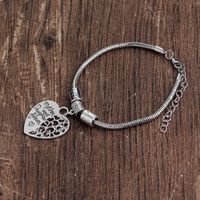 Fashion New Simple Letters Mother And Daughter Forever Heart-shaped Tag Bracelet Wholesale Nihaojewelry main image 5