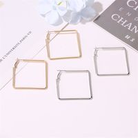New Exaggerated Square Earrings Wild Geometric Diamond Earrings Wholesale Nihaojewelry main image 4