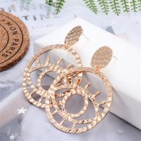 New Earrings Hollow Outline Eyes Earrings Non-mainstream Street Shooting Fun Exaggerated Earrings Wholesale Nihaojewelry main image 4