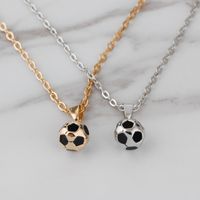 Creative World Cup Football Pendant Sweater Chain Necklace Hot Selling Necklace Women Wholesale Nihaojewelry main image 3